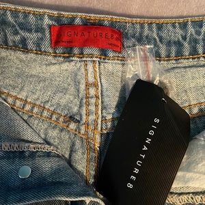 Distressed Jean Shorts